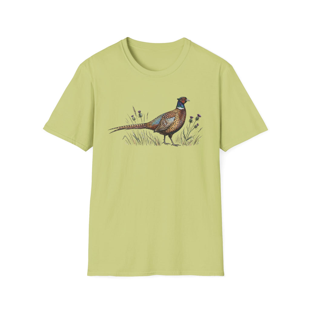 Pheasant Graphic T-Shirt — Vintage Game Bird Tee for Hunters & Nature Lovers