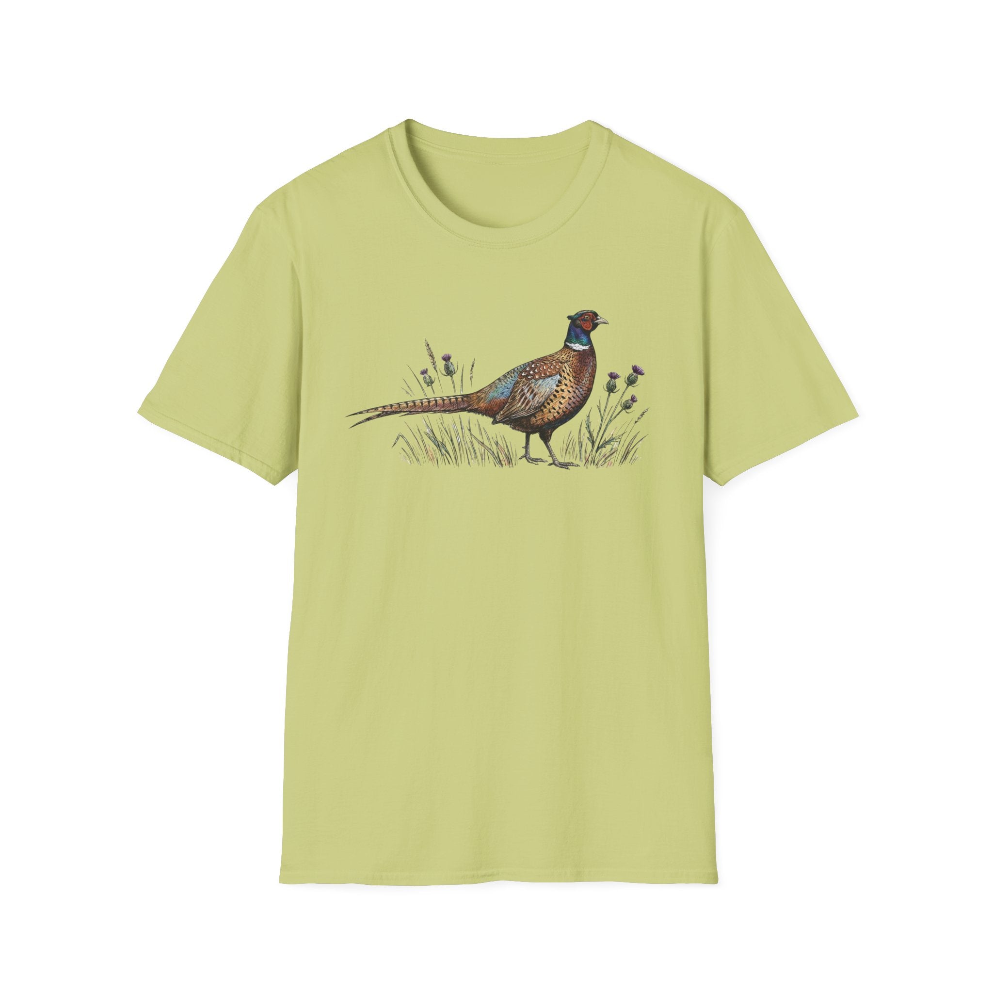 Pheasant Graphic T-Shirt — Vintage Game Bird Tee for Hunters & Nature Lovers