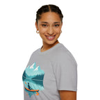 Kayaker on Serene Mountain Lake T-Shirt