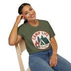Camp Life T-Shirt — Tent & Campfire Outdoor Tee