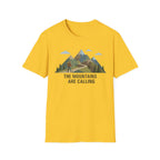 Campground Scenic T-Shirt — Minimalist Tent & Campfire Graphic