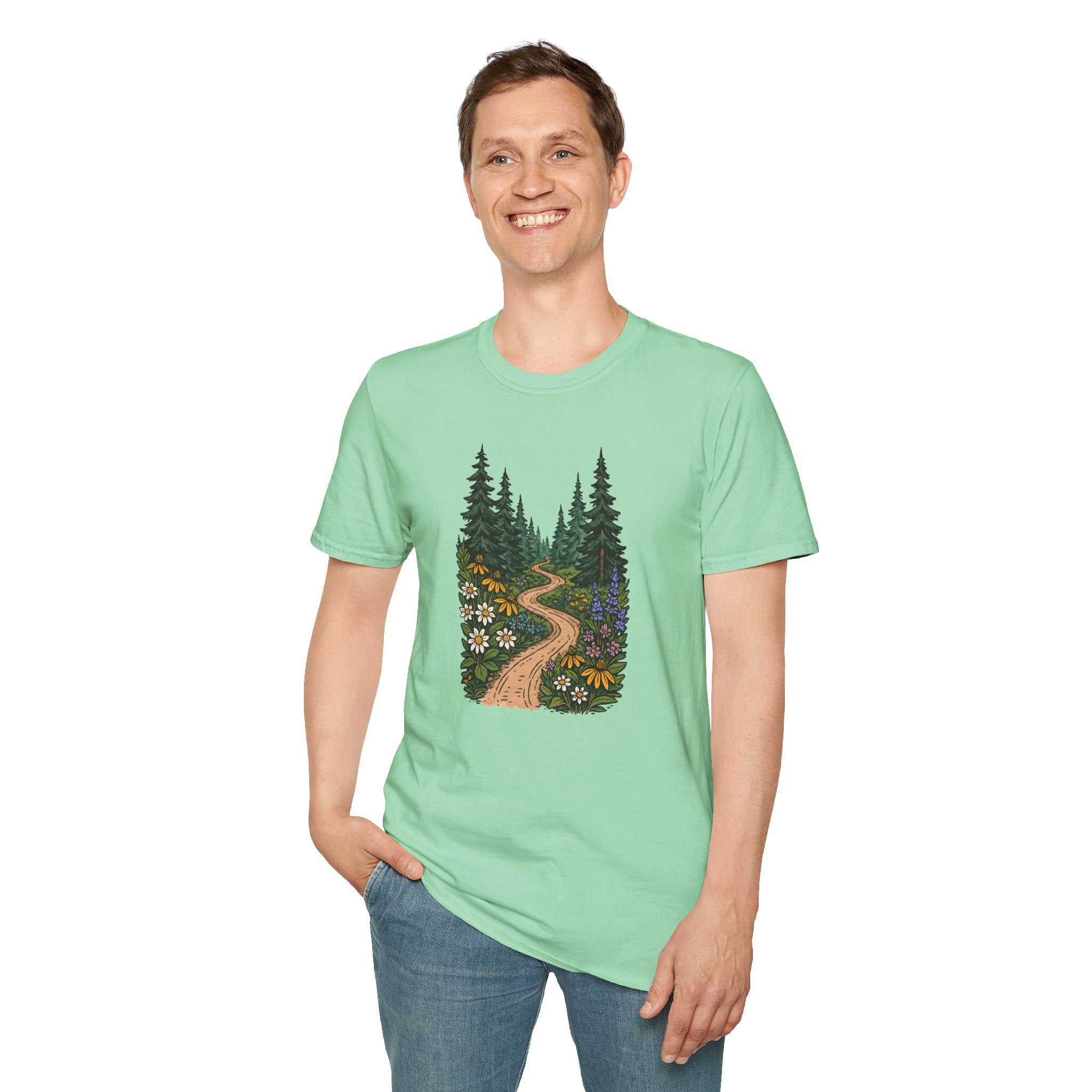 Winding Forest Path T-Shirt
