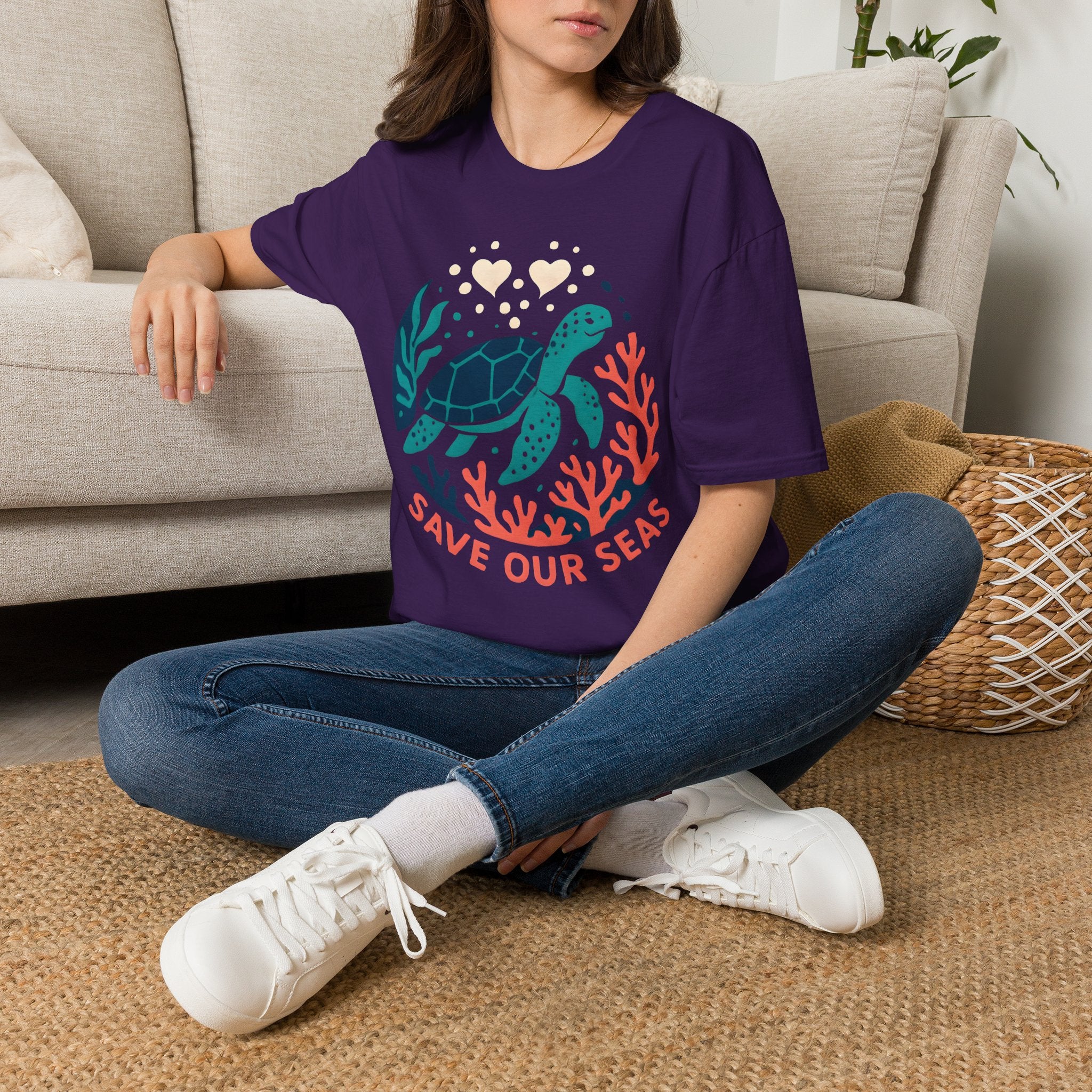 Save Our Seas Sea Turtle T-Shirt — Ocean Conservation Tee