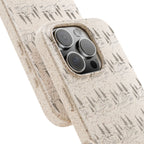 Biodegradable Phone Case — Eco-Friendly Forest Sketch Pattern
