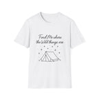 Cursive Chalkboard Writing T-Shirt