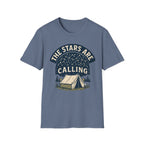 "The Stars Are Calling" Camping Tent Stargazing T-Shirt