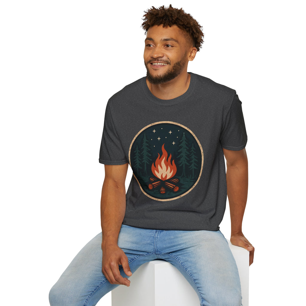 Forest Campfire at Night T-Shirt