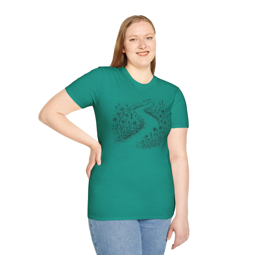 Winding Path Through The Meadow T-Shirt