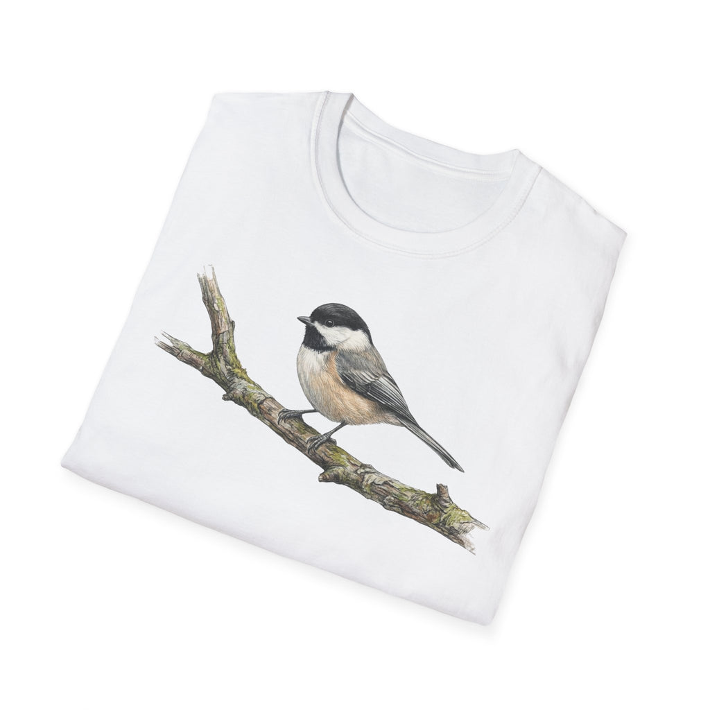 Copy of Chickadee Tee — Watercolor Songbird T‑Shirt