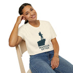 "Wander Often" Hiker on Cliff T-Shirt