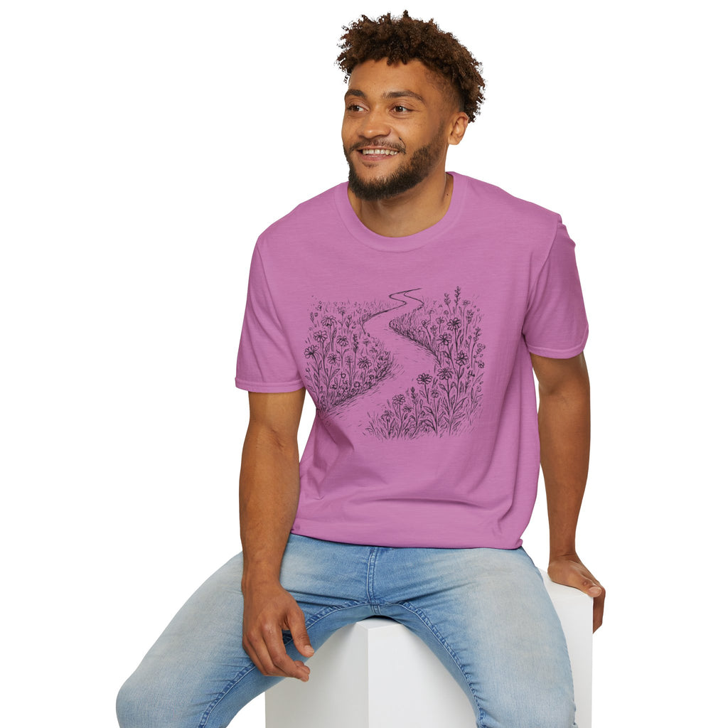 Winding Path Through The Meadow T-Shirt