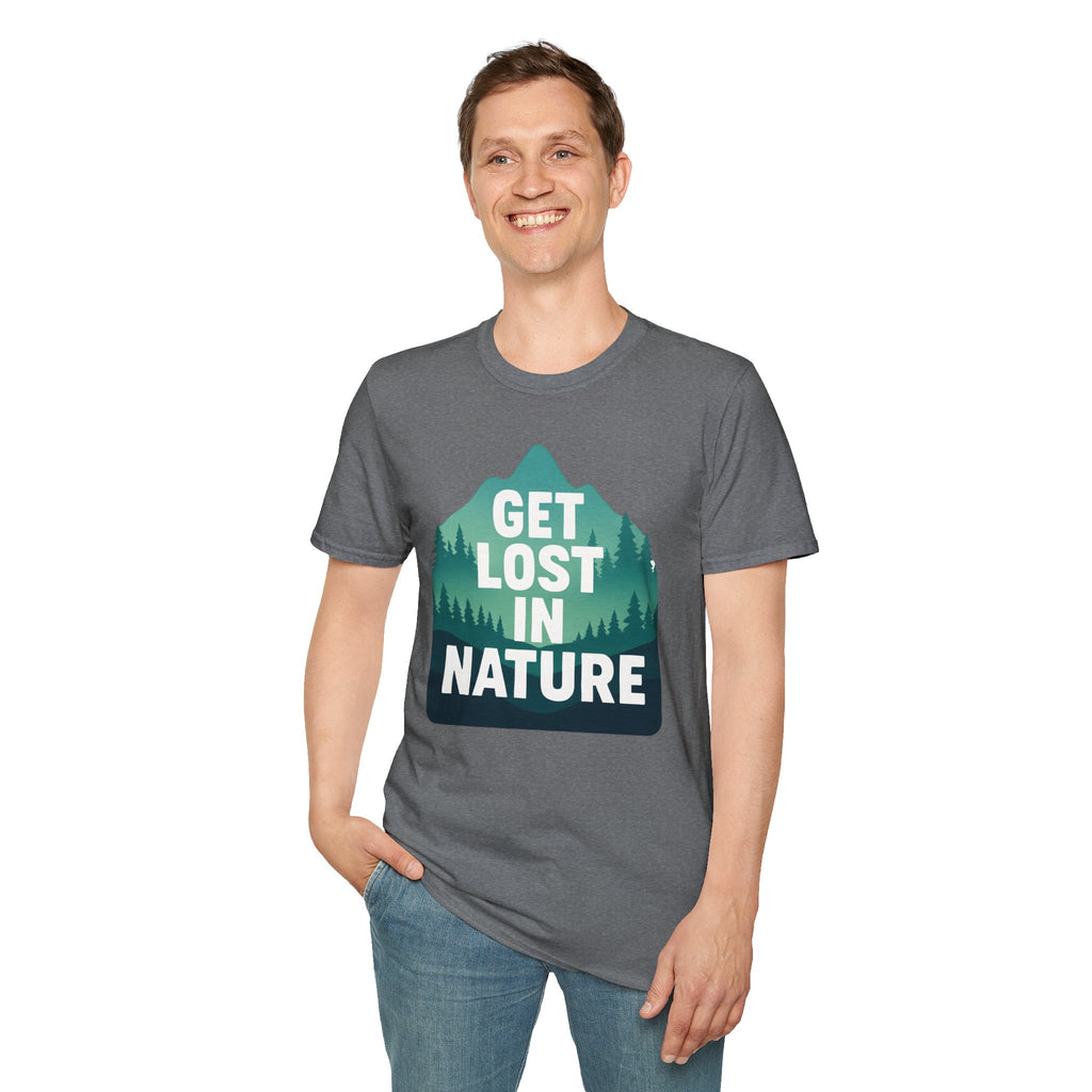 "Get Lost in Nature" Pine Trees T-Shirt