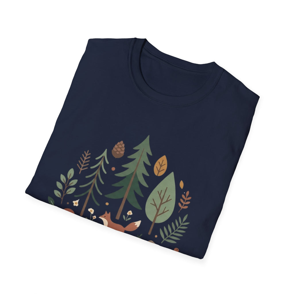 Woodland Fox T-Shirt — Nature Forest Camping Graphic Tee