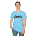 "The Mountains Are Calling" Bear and Pines T-Shirt — Outdoor Graphic Tee