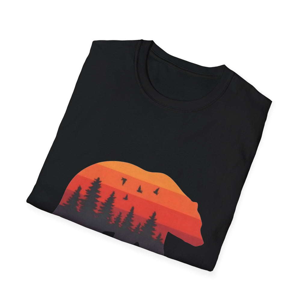 Bear Silhouette at Sunset T-Shirt