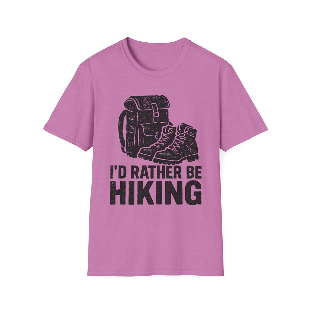 Boots & Backpack "I'd Rather Be Hiking" T-Shirt