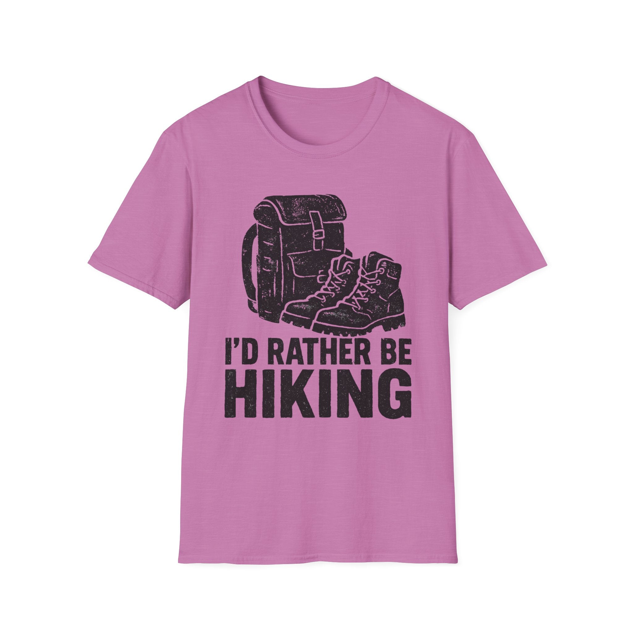 Boots & Backpack "I'd Rather Be Hiking" T-Shirt