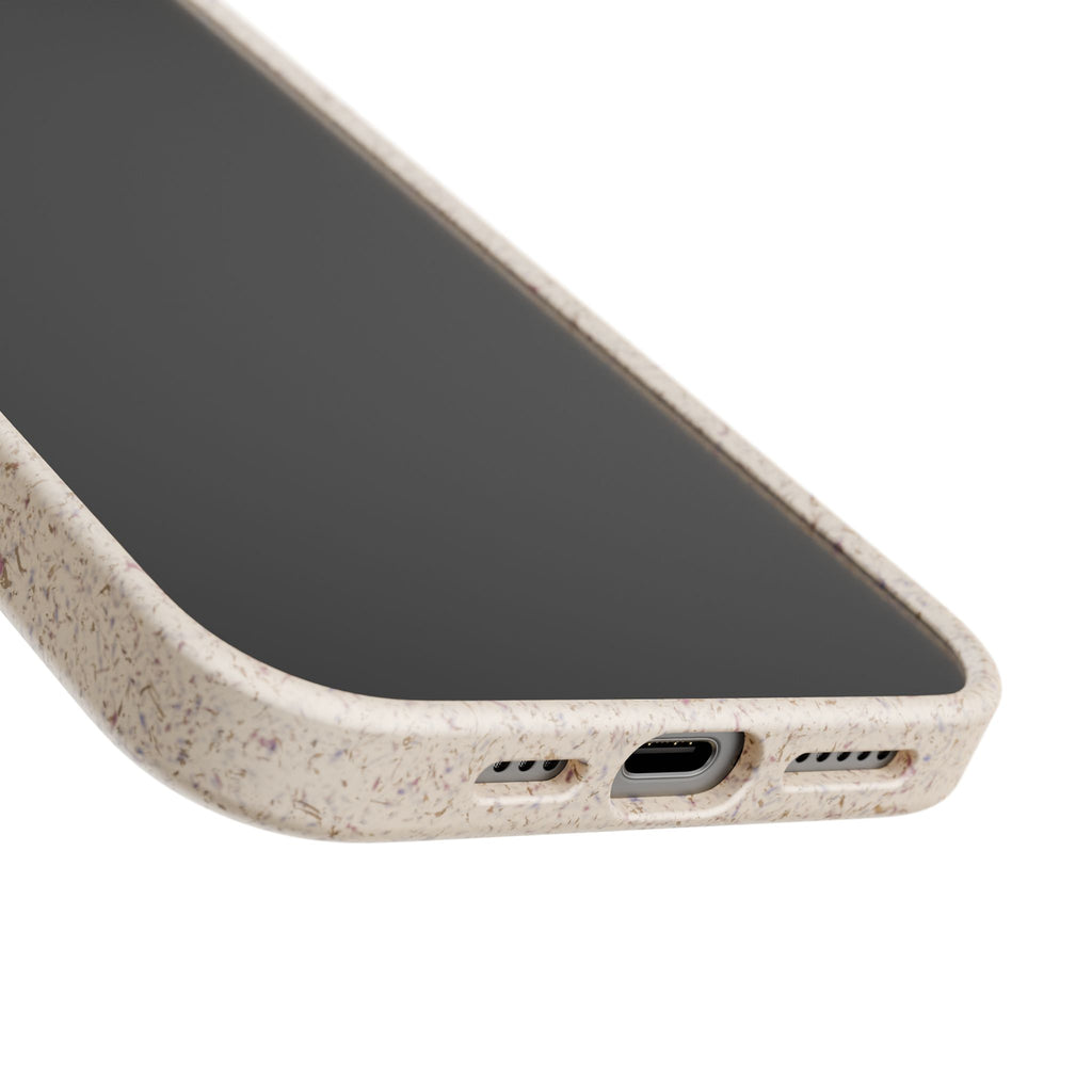 Biodegradable Phone Case — Eco-Friendly Forest Sketch Pattern