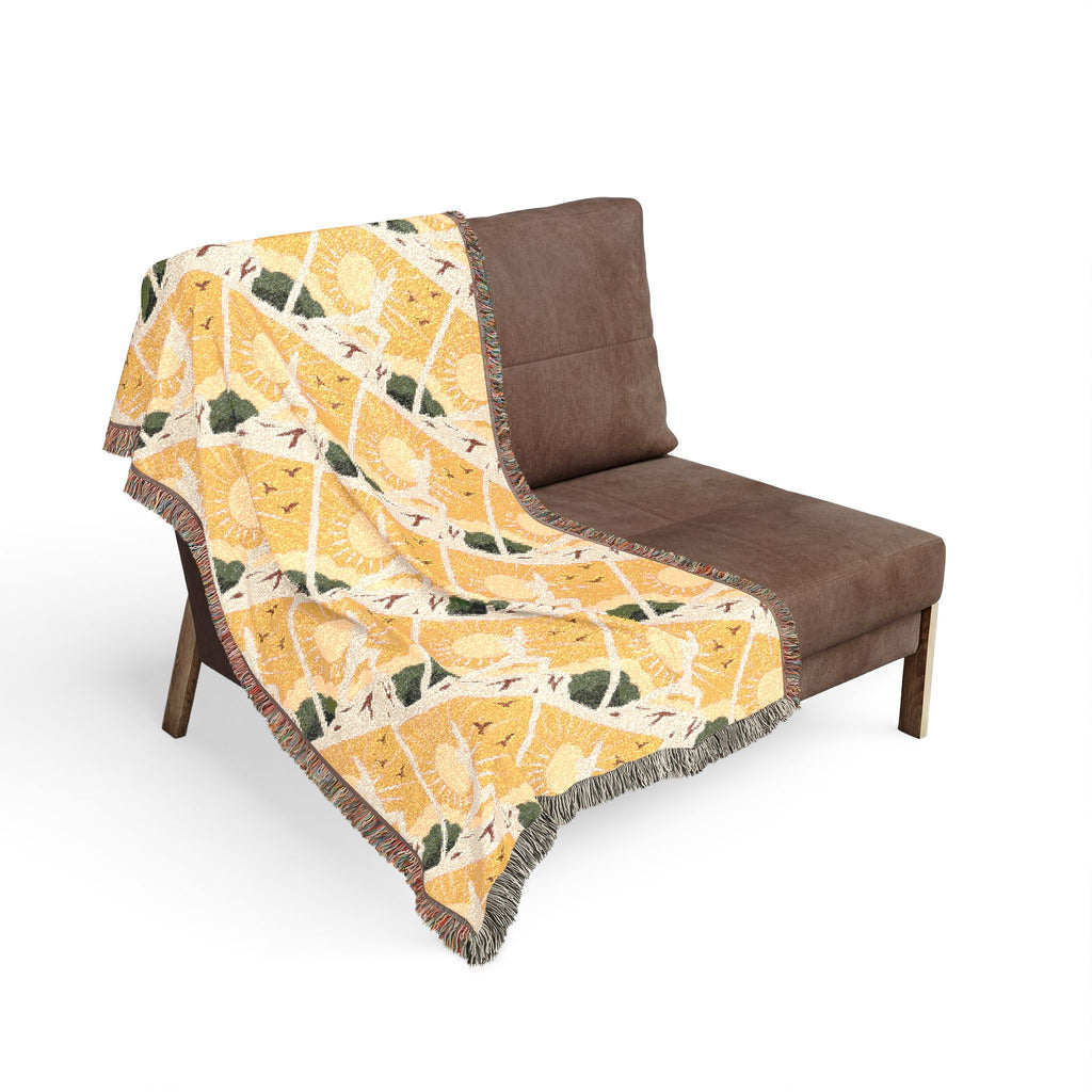 Woven Blanket - Sunrise Yoga