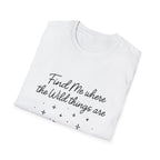 Cursive Chalkboard Writing T-Shirt