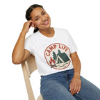 Camp Life T-Shirt — Tent & Campfire Outdoor Tee