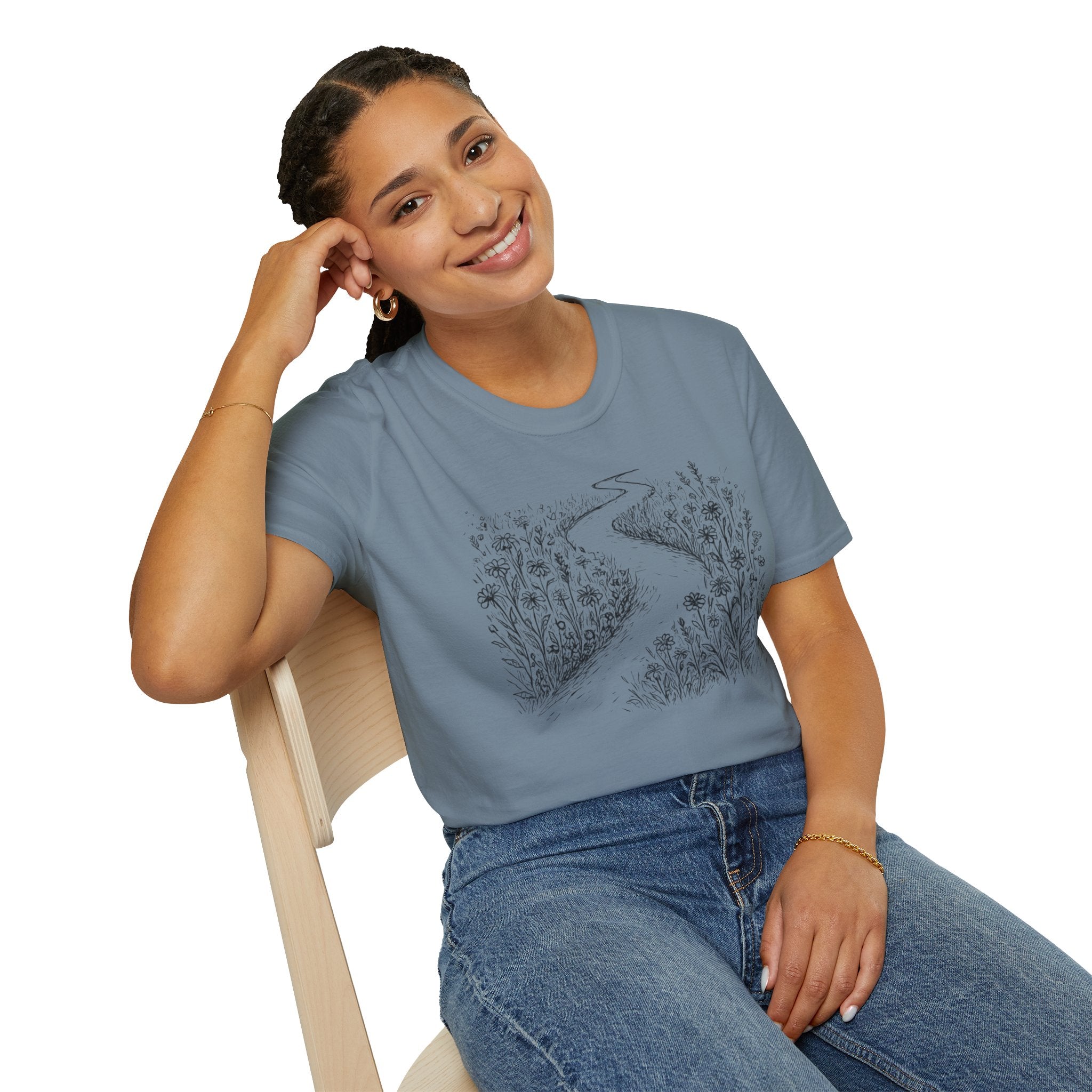 Winding Path Through The Meadow T-Shirt