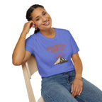 "Adventure Awaits" Compass & Mountain T-Shirt
