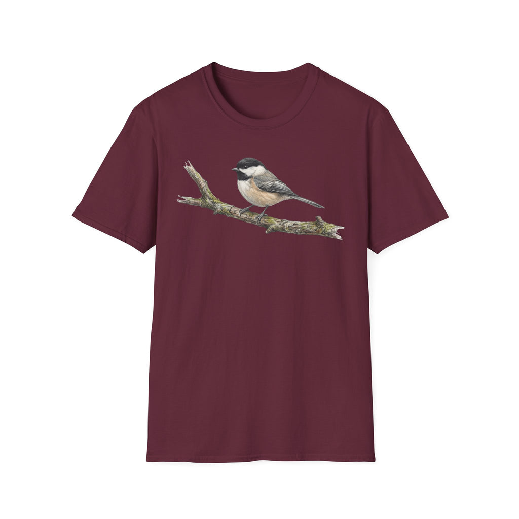 Copy of Chickadee Tee — Watercolor Songbird T‑Shirt