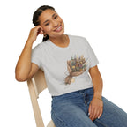 Floral Bouquet Graphic T-Shirt — Rustic Wildflower Bouquet Tee