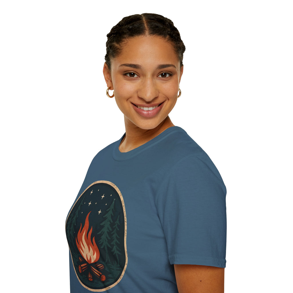 Forest Campfire at Night T-Shirt