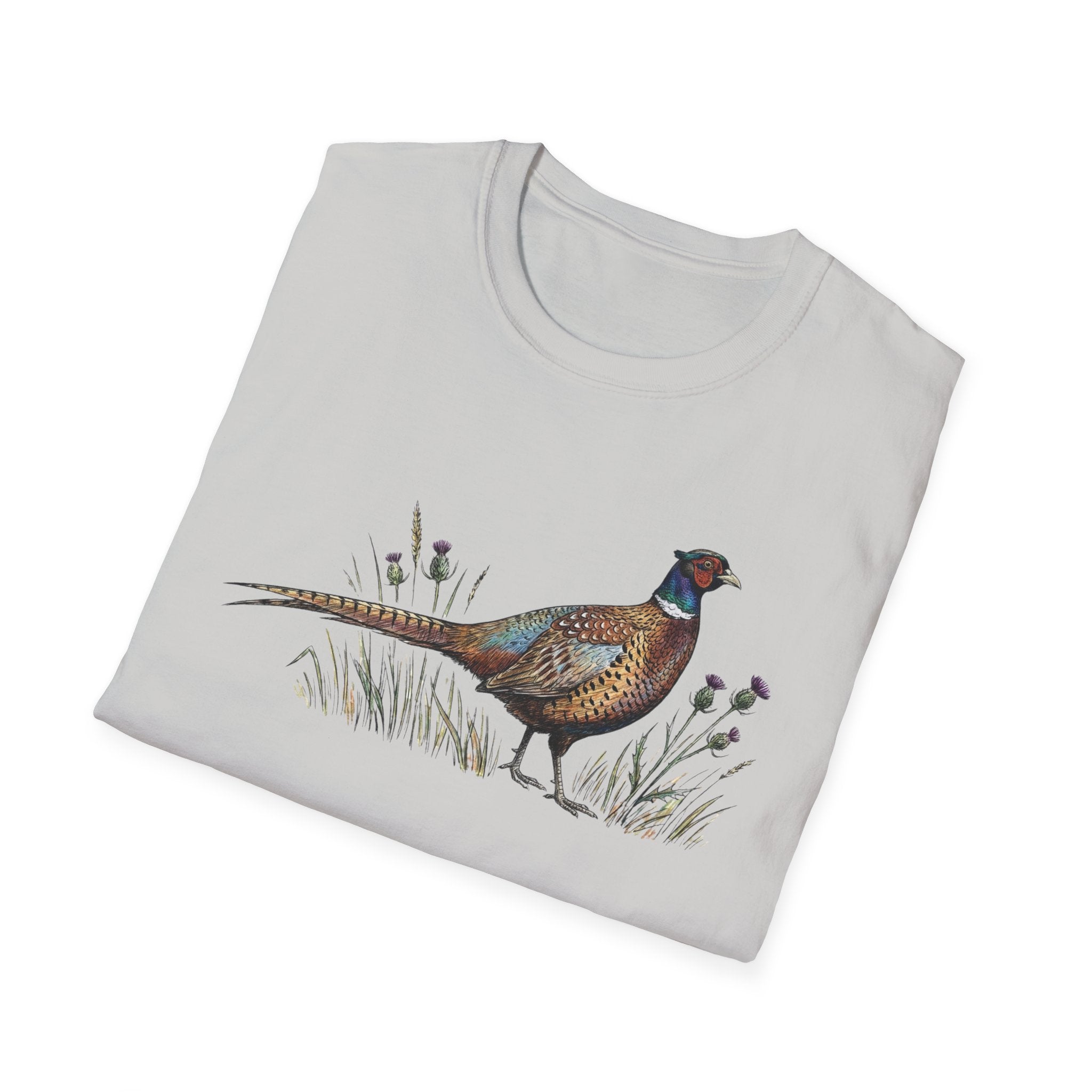 Pheasant Graphic T-Shirt — Vintage Game Bird Tee for Hunters & Nature Lovers