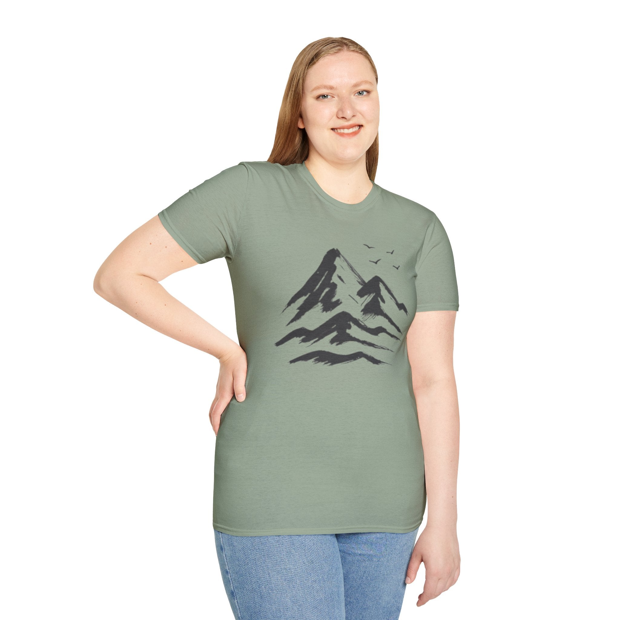 Mountains and Birds T-Shirt