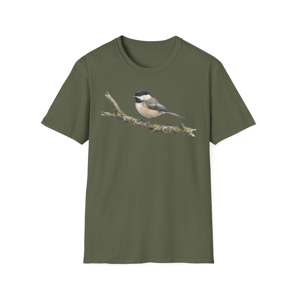Copy of Chickadee Tee — Watercolor Songbird T‑Shirt