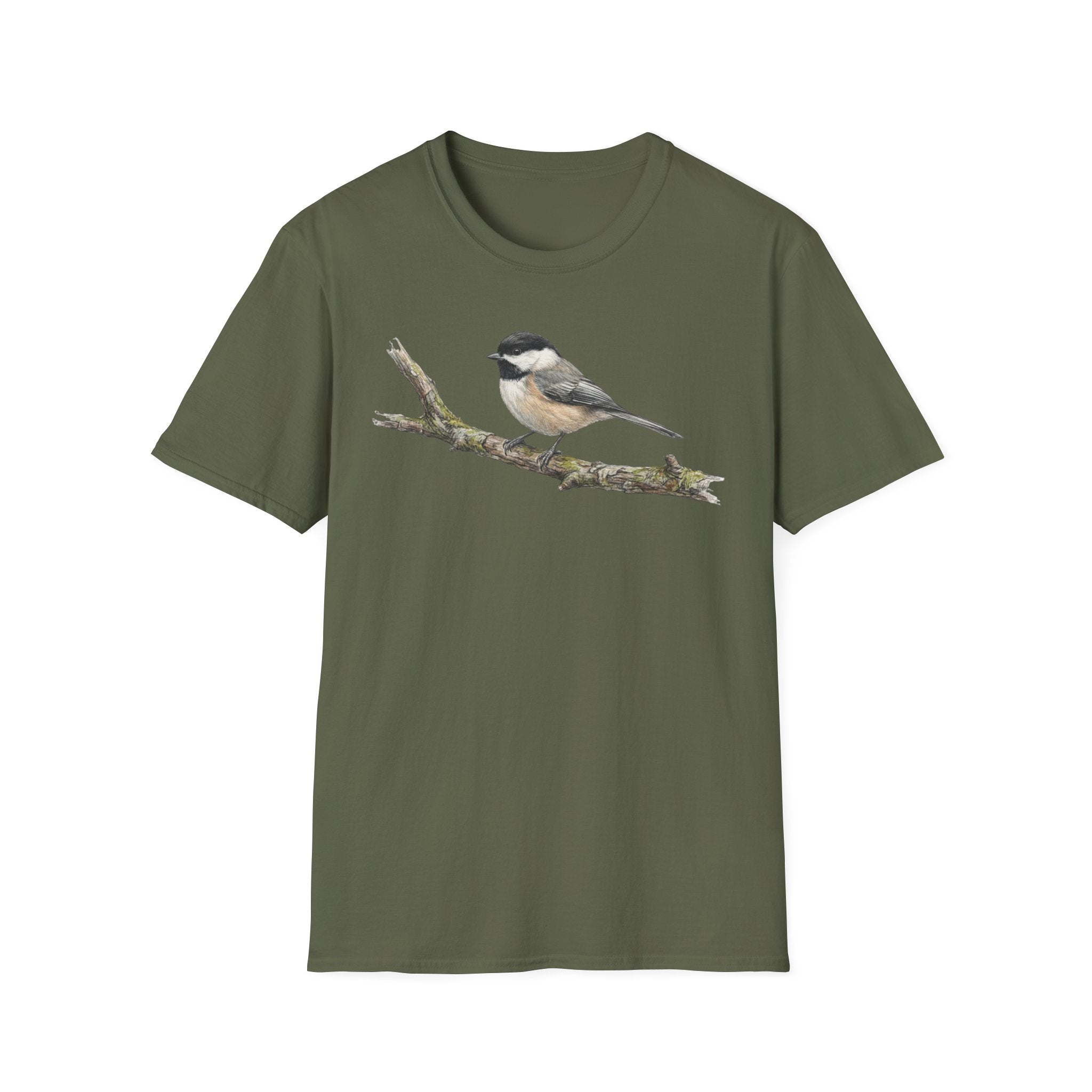 Copy of Chickadee Tee — Watercolor Songbird T‑Shirt