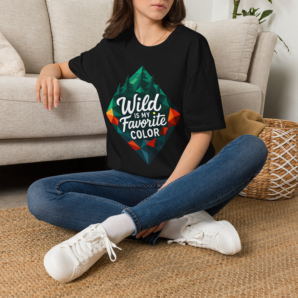 Wild Is My Favorite Color Diamond T-Shirt — Pines & Geometric Logo