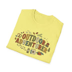 "Outdoor Adventurer" T‑Shirt Camping, Hiking & Exploration Graphic Tee Shirt