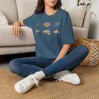 Floral Dried Mini Bouquets T-Shirt — Vintage Botanical Graphic Tee