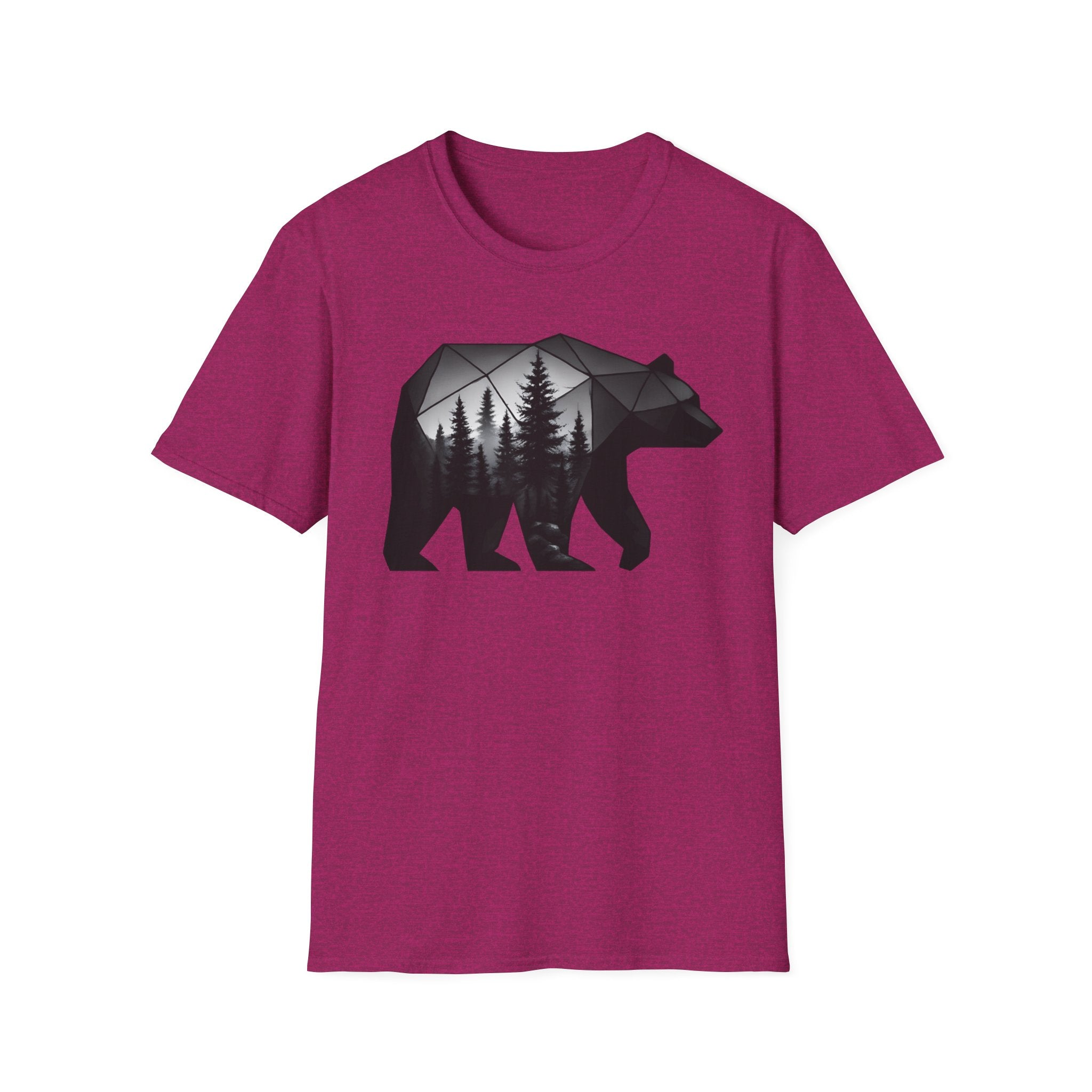 Geometric Forest Bear T-Shirt
