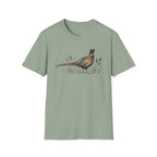 Pheasant Graphic T-Shirt — Vintage Game Bird Tee for Hunters & Nature Lovers