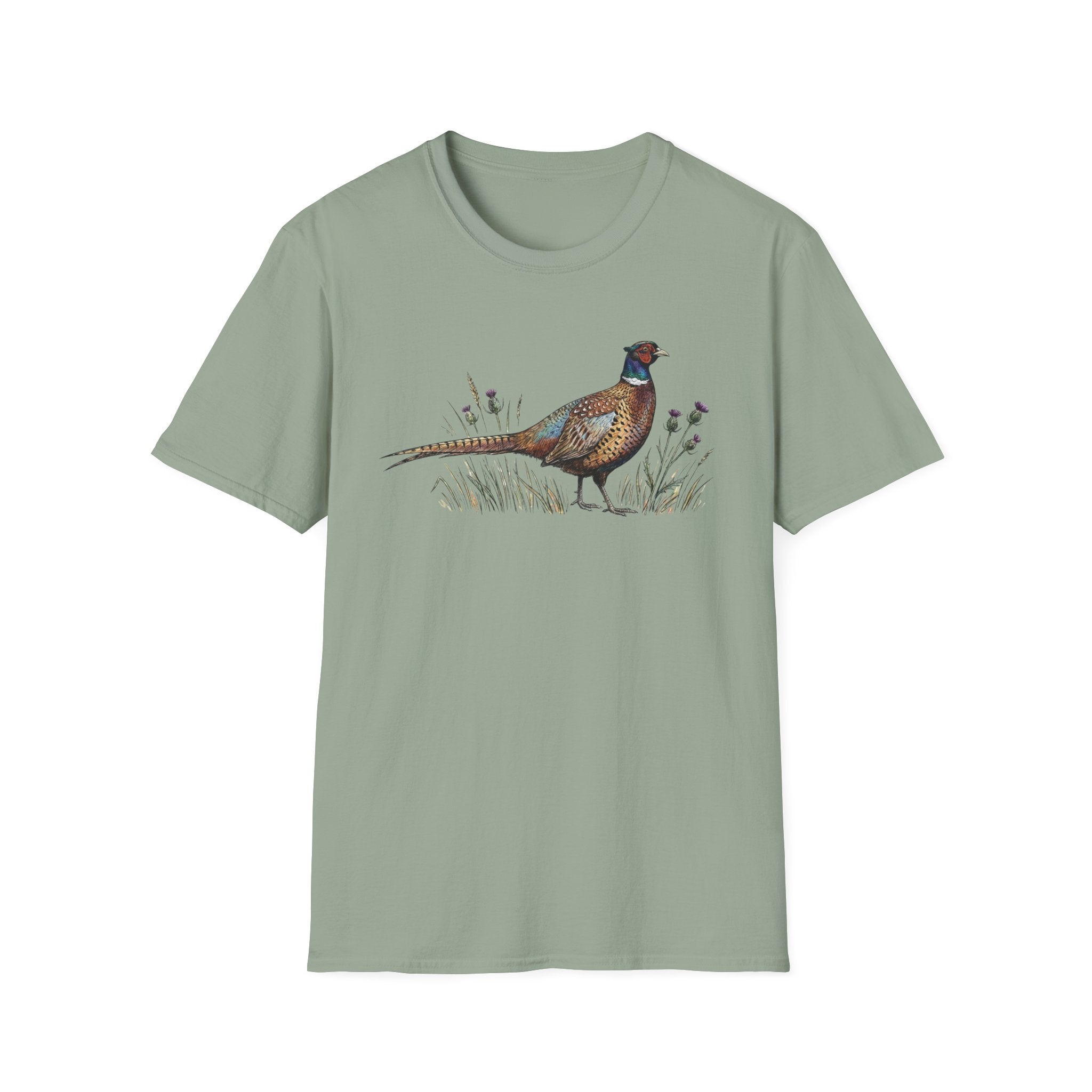 Pheasant Graphic T-Shirt — Vintage Game Bird Tee for Hunters & Nature Lovers