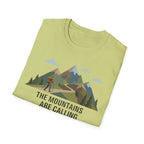 Campground Scenic T-Shirt — Minimalist Tent & Campfire Graphic