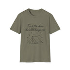 Cursive Chalkboard Writing T-Shirt