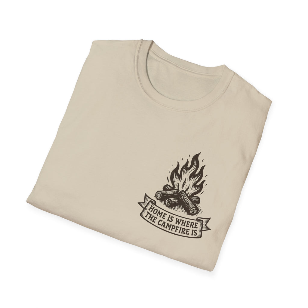 "Home Is Where The Campfire Is" T-Shirt