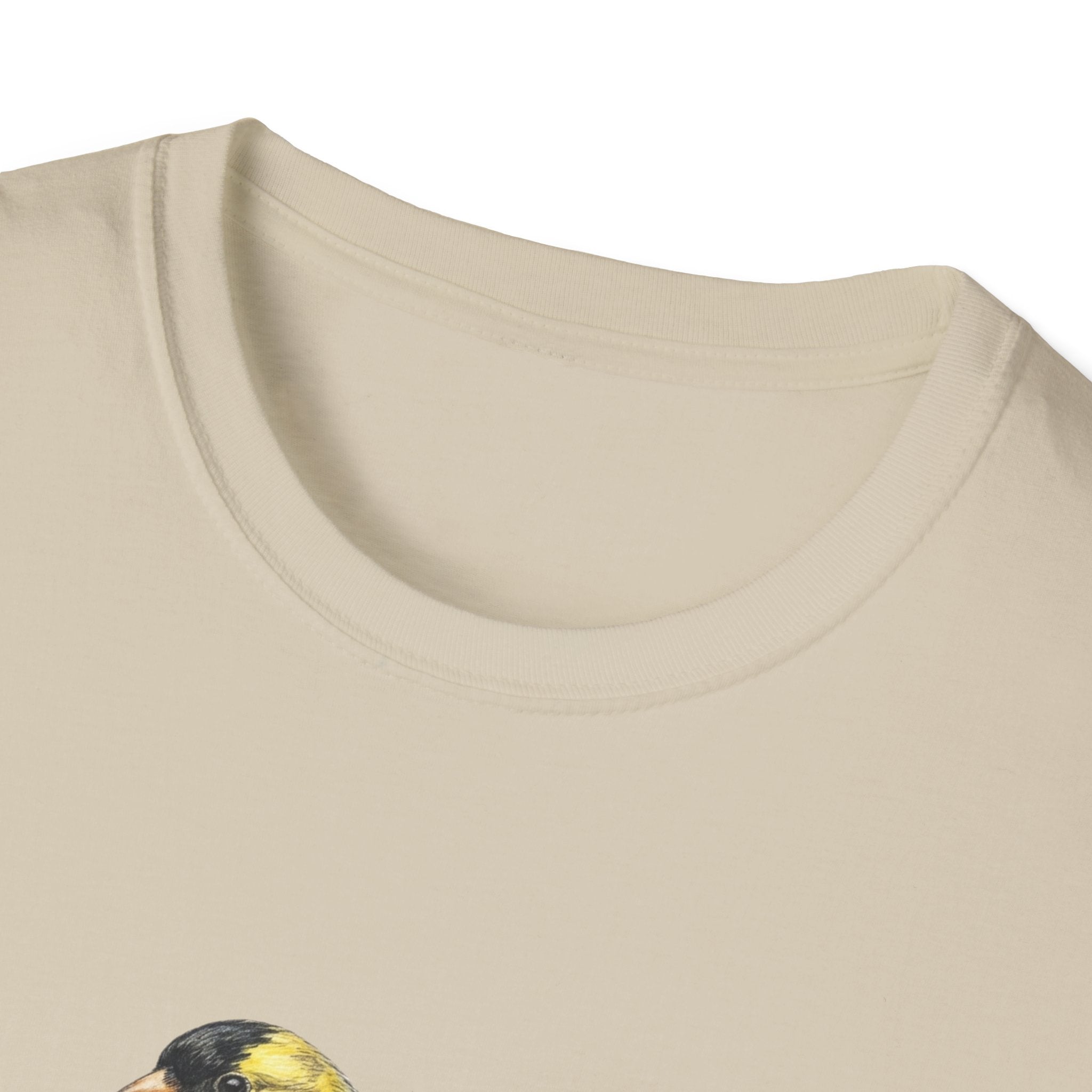 Goldfinch Bird T-Shirt – Vintage Watercolor Songbird Tee