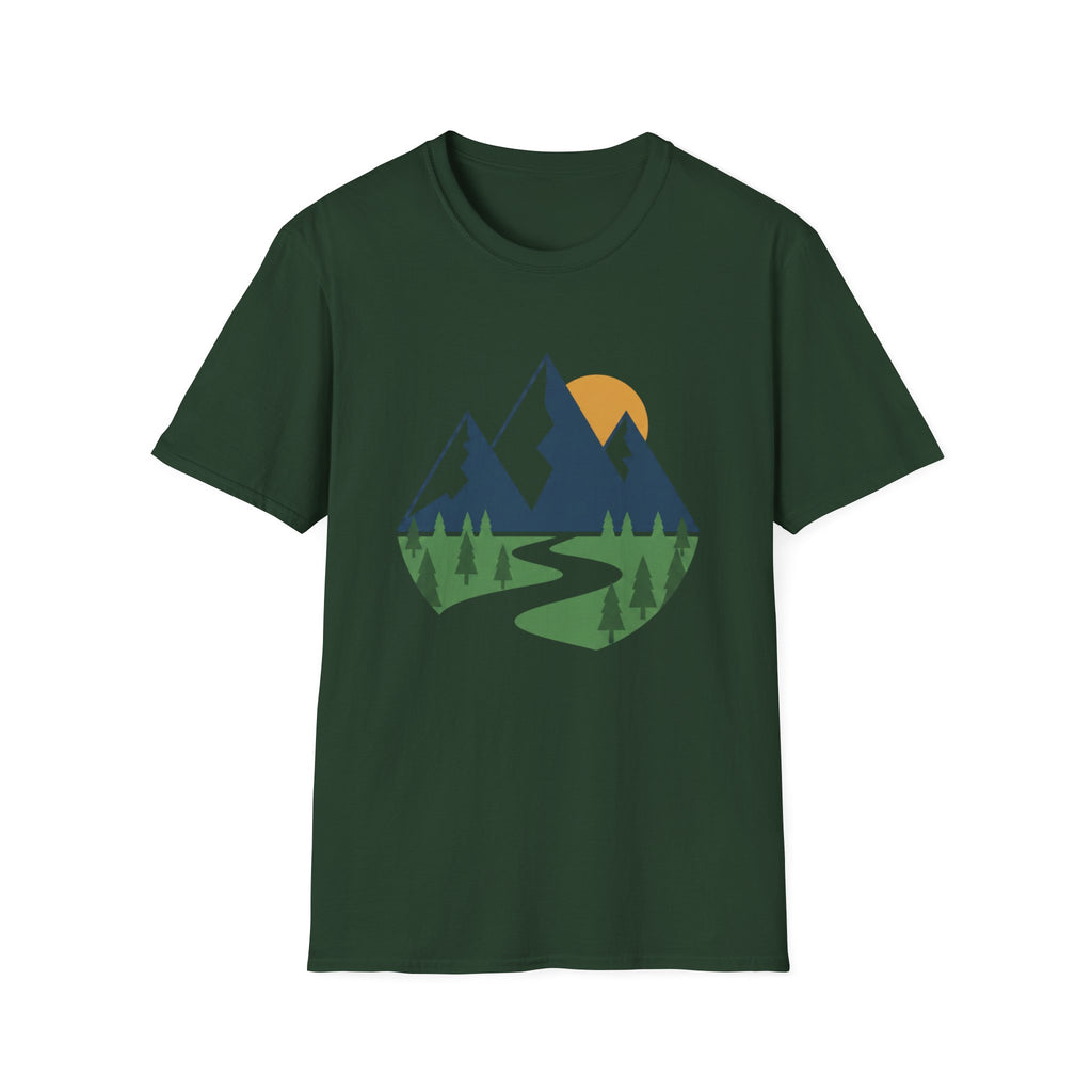 Sunset Over Mountains T-Shirt