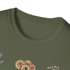 Floral Mini Bouquet T-Shirt — Vintage Botanical Graphic Tee
