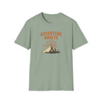 "Adventure Awaits" Compass & Mountain T-Shirt
