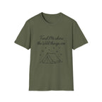 Cursive Chalkboard Writing T-Shirt