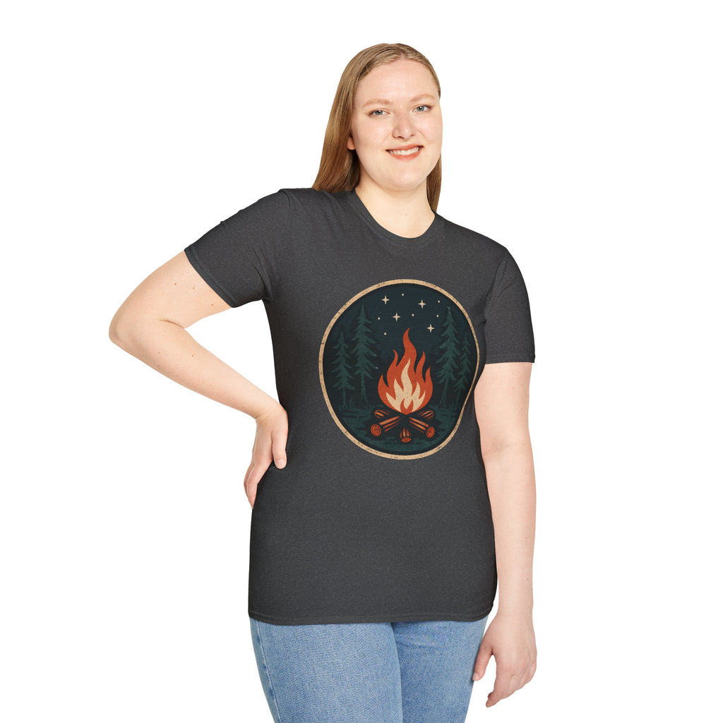 Forest Campfire at Night T-Shirt