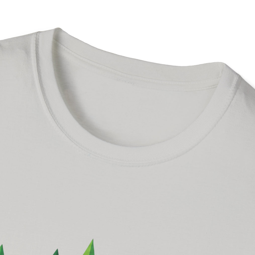 Forest Graphic T-Shirt — Minimal Green Pine Trees Tee